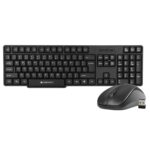 Zebronics Zeb-Companion 107 USB Wireless Keyboard and Mouse Set with Nano Receiver (Black) – Reliable, Stylish & Perfect for Everyday Use