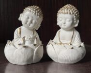 Peaceful & Elegant – Vikarafty Buddha Idol Statue Brings Calmness & Positivity to Any Space