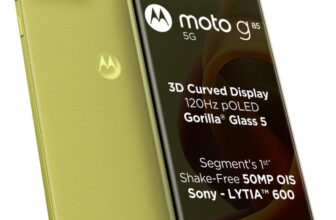 Moto G85 5G – Stylish Olive Green, Smooth 120Hz Display & Reliable Performance