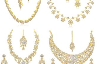 Elegant & Stunning – Sukkhi Gold Plated Wedding Austrian Diamond Necklace for Women