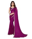 Elegant Comfort Meets Modern Style – Yashika Women’s Lycra Blend Saree