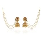 Elegant and Versatile – Shining Diva Fashion Gold Plated & Pearl Earrings for Women