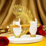 Divine Elegance for Every Home – Ekhasa Lord Krishna Hands with Flute Idol