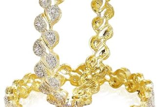 Elegant & Classy – YouBella American Diamond Gold Plated Bangles That Shine Like Real Gold