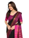 Elegant & Traditional – VJ Fashion Women Kerala Silk Blend Saree with Blouse Piece