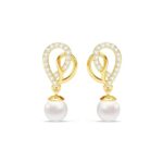 Elegant & Timeless – Clara 925 Sterling Silver Zahab Pearl Interlocked Pendant Earrings Chain Necklace Jewellery Set