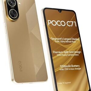 POCO C71, Desert Gold (6GB, 128GB)