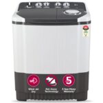 LG 7 Kg 5 Star Semi-Automatic Washing Machine – Power Efficient, Durable, and Perfect for Indian Homes
