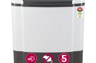 LG 7 Kg 5 Star Semi-Automatic Washing Machine – Power Efficient, Durable, and Perfect for Indian Homes
