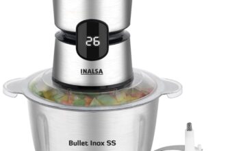 Powerful, Compact, and Effortlessly Efficient – INALSA Bullet Inox SS Electric Chopper Is a Kitchen Must-Have