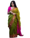 Elegant Tradition Meets Modern Grace – SIRIL Women’s Banarasi Silk Saree Soft Kanjivaram Sari with Blouse Piece is a Must-Have