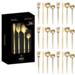 Elegant Dining Redefined – KitchAntique Aurum Gold Silverware Set is Pure Luxury for Every Table