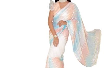 Elegant & Graceful! SGF11 Women’s Kanjivaram Soft Cotton Linen Silk Saree – Perfect Blend of Tradition and Comfort