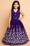 Elegant Charm for Every Occasion – Delima Fashion Girls Taffeta Silk Stylish Readymade Lehenga Choli Set
