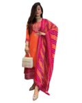 Elegant Comfort Meets Everyday Style – GoSriKi Women’s Viscose Straight Kurta Set with Pant & Dupatta