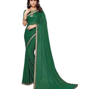 Yashika Womens Lycra Blend Saree