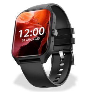 Nervfit Pulse with 1.83" Biggest Display Smartwatch with Bluetooth Calling, Fitness & Health Tracker for Men & Women, Heart Rate, SPO₂, Sleep Monitor, Multi-Sport Modes, 5 Day Battery