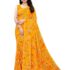 Elegant Grace Redefined – SIRIL Women’s Georgette Foil Printed Saree
